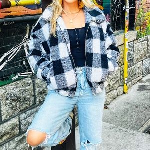 Size: M & L, Buffalo Checkered Jacket